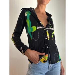 Art Deco Vintage Blouse Size Small
